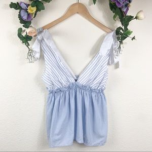 SOLD Charlotte Russe Women’s Deep V Blouse